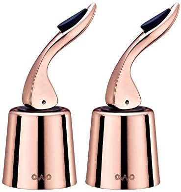 OWO Wine bottle Stopper, Wine Saver with Silicone, Decorative Wine Preserver, Wine Toppers Stoppe... | Amazon (US)