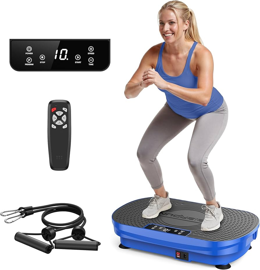 FEIERDUN Vibration Plate Exercise Machine, Vibration Plate for Lymphatic Drainage, Power Plate Vi... | Amazon (US)