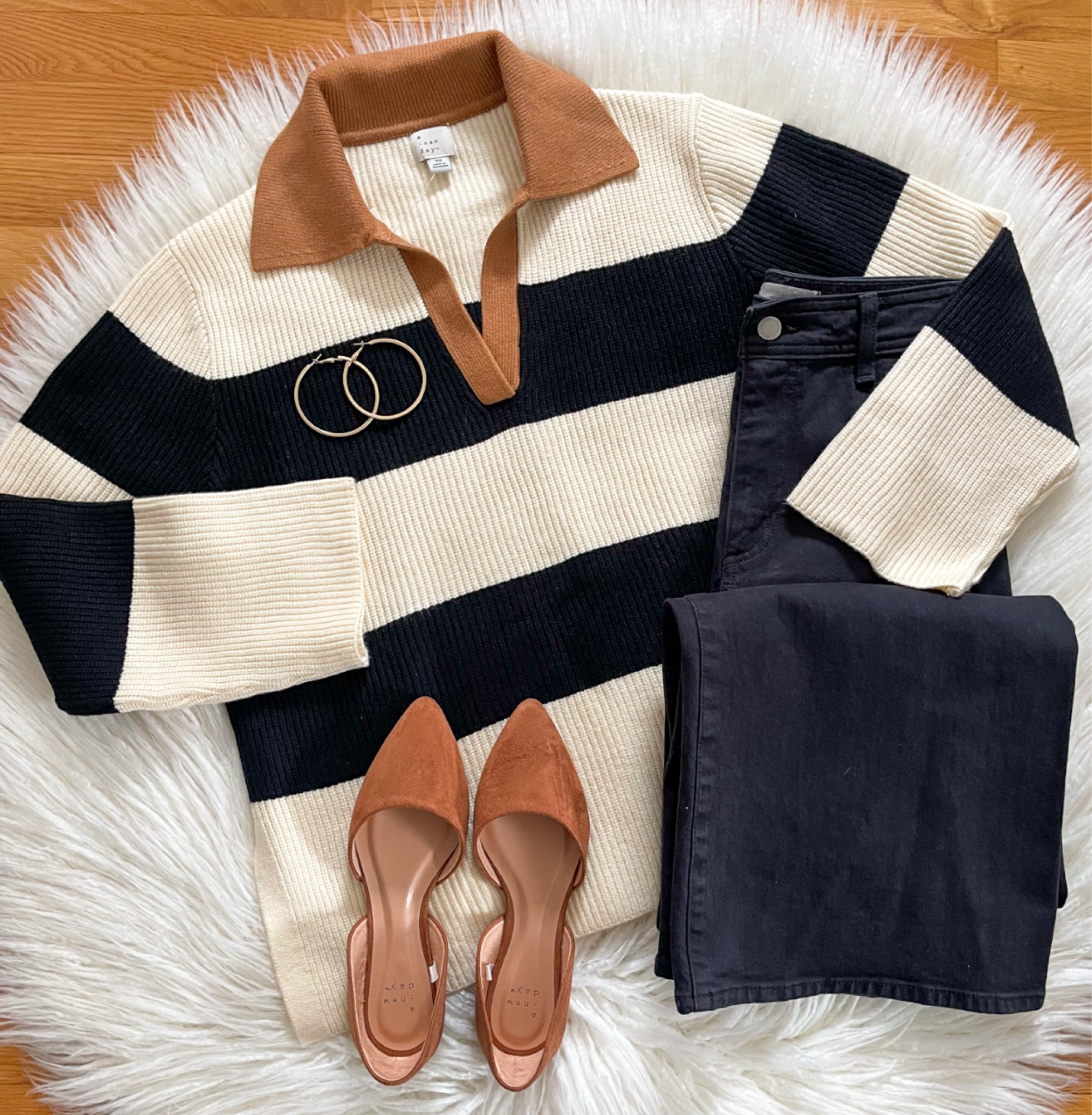 Styling this New Polo Pullover Sweater! 🤎🖤

#LTKFindsUnder50 #LTKStyleTip