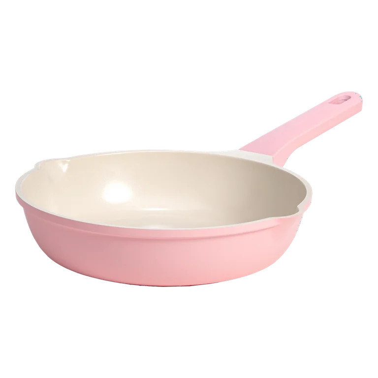 Paris Hilton Nonstick Fry Pan with Clean Ceramic Nonstick Coating, 10 inch, Pink - Walmart.com | Walmart (US)