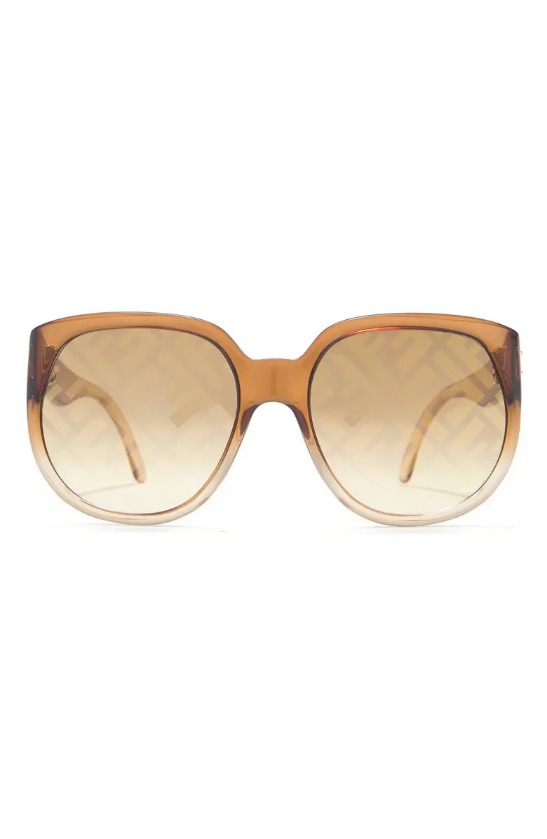 Fendi 60mm Gradient Round Sunglasses | Nordstromrack | Nordstrom Rack