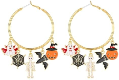 Halloween Hoop Earrings for Women | Amazon (US)