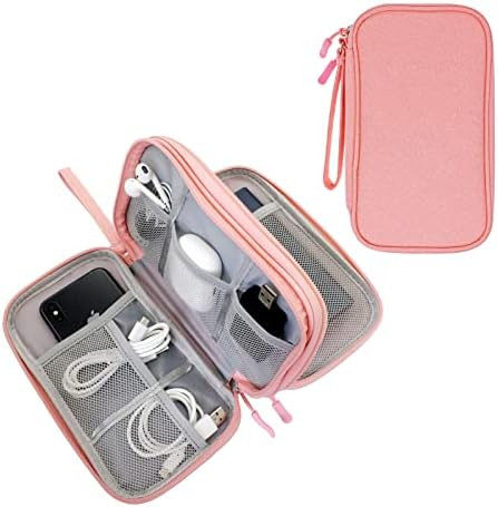 DDgro Electronics Travel Packing Organizer Tech Accessories Pouch Carrying Bag for Woman, Students,  | Amazon (US)