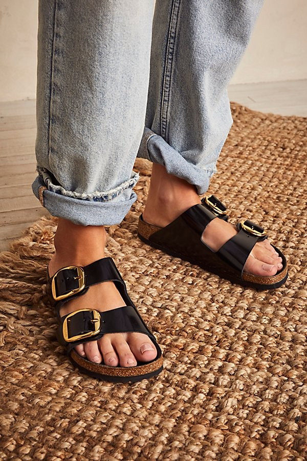 Birkenstock Arizona Big Buckle High Shine Sandals | Free People (Global - UK&FR Excluded)