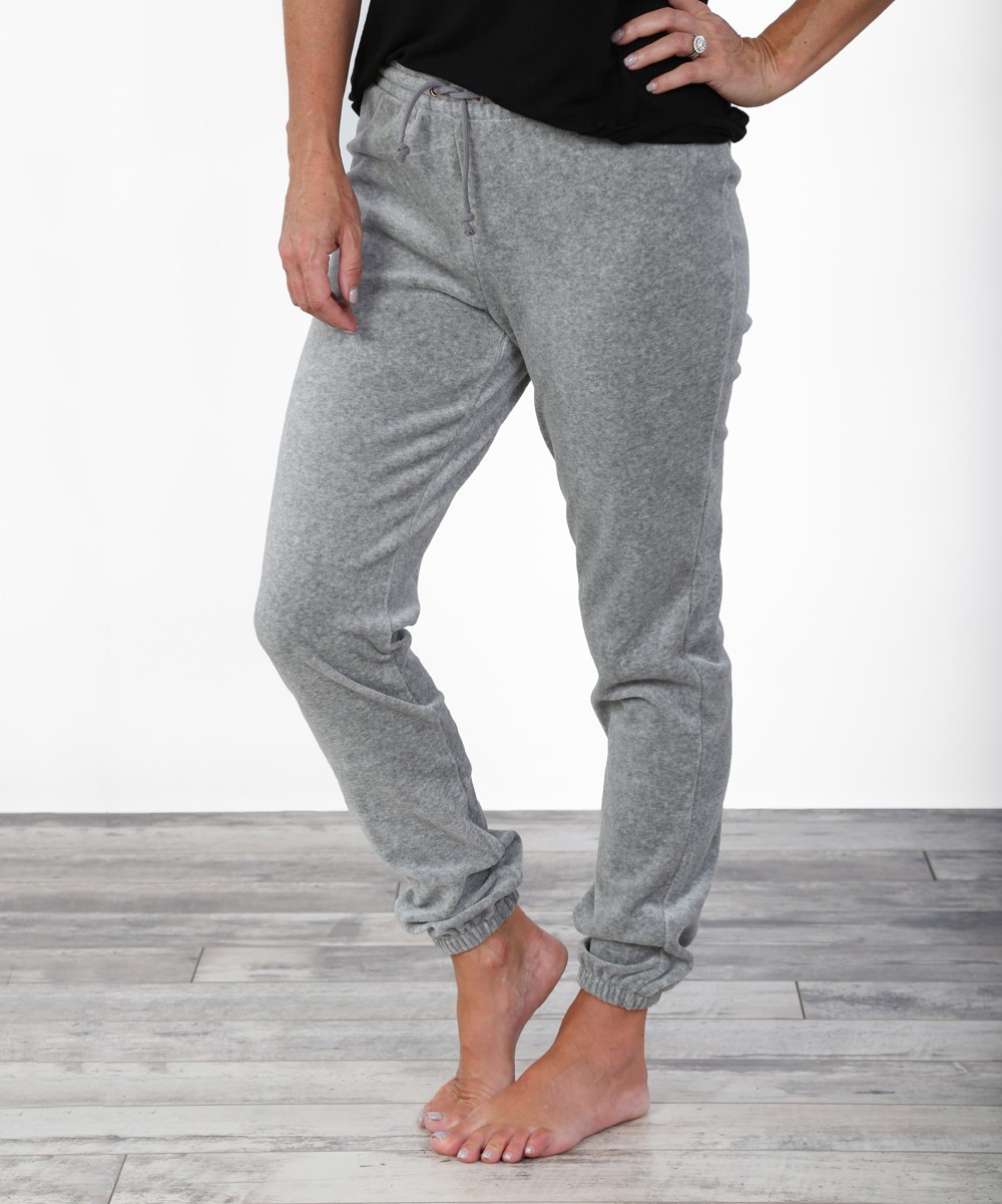 Coco & Main Women's Sweatpants Grey - Gray Sweatpants | Zulily