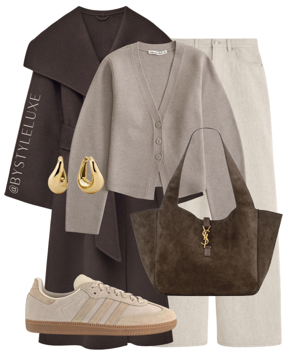 WEEKEND STYLE - love this oversized brown wool coat, styled here with a cardi and jeans for a chic weekend look. 

#trainers #autumnoutfit #coat 

#LTKjeans #LTKshoes #LTKautumn