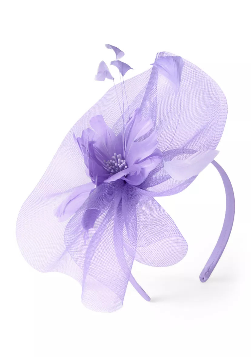 Delicate Feather Flower Fascinator | Belk