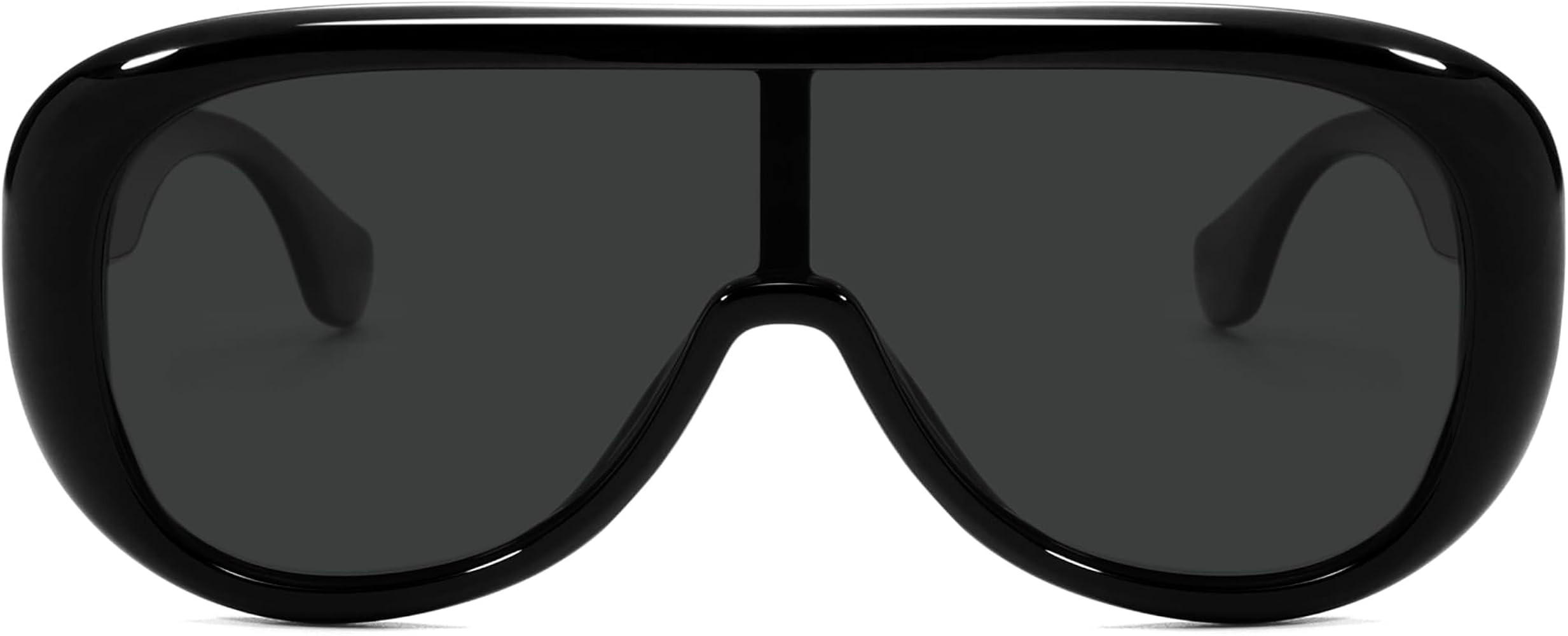 VANLINKER Oversized Aviator Square Sunglasses Womens Men Trendy One-Piece Polarized Lens Retro Fu... | Amazon (US)