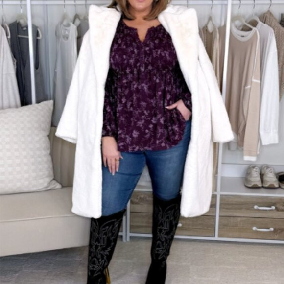 Torrid Faux Fur Coat (fits like 1X) | Poshmark