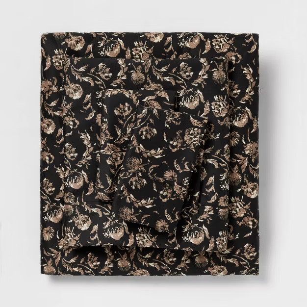 Twin/Twin XL 400 Thread Count Performance Printed Sheet Set Bella Floral - Threshold™ | Target