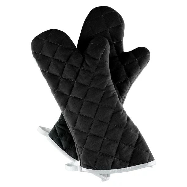 Somerset Home, Oven Mitts, Set of 2 Oversized Quilted Mittens, Flame and Heat Resistant | Walmart (US)