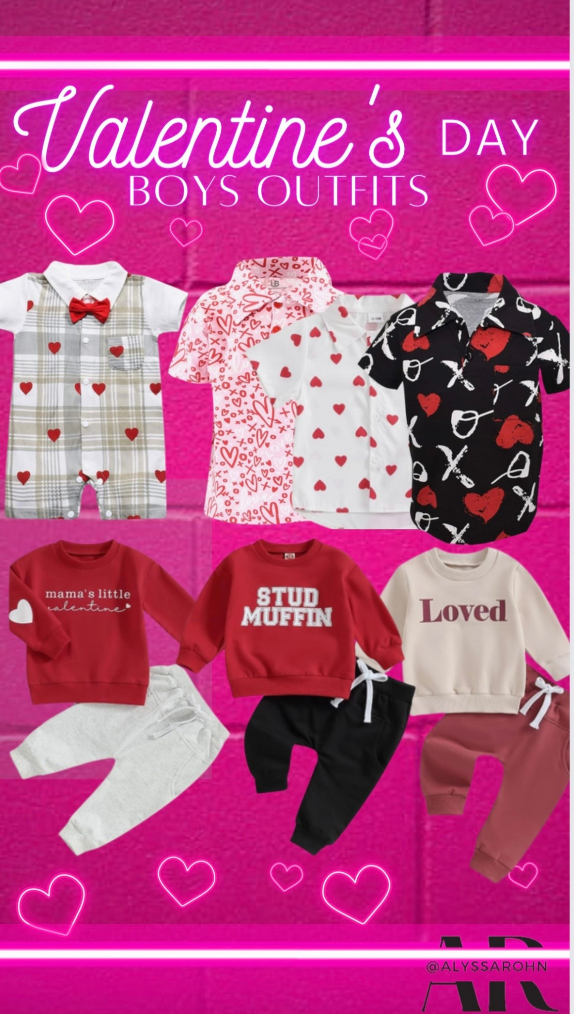 Boys Valentine’s Day outfit. Baby Valentine’s Day 

#LTKValentine #LTKKids #LTKmomlife