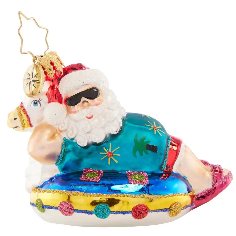 Christopher Radko Ho-Ho-Holiday In The Sun Gem Glass Christmas Ornament 1021431 | Bed Bath & Beyond