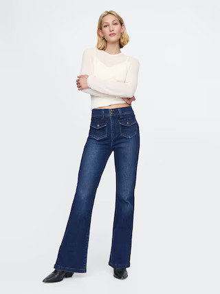 High Rise '70s Flare Jeans | Gap (US)