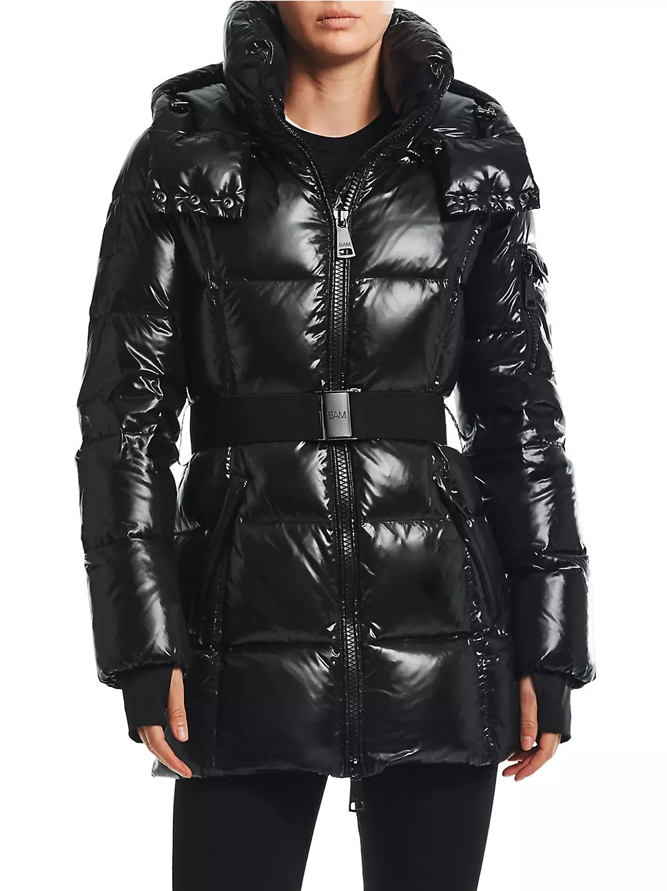 Soho Belted Down Mid-Length Puffer Jacket | Saks Fifth Avenue