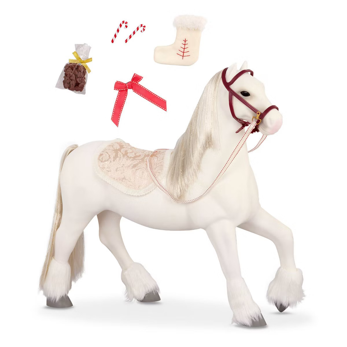 Our Generation Clydesdale Horse Holiday Toy Accessory Set for 18" Dolls | Target