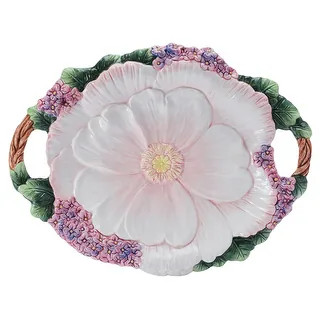 Fitz and Floyd Jardin Large Platter with Handles, 19 Inch - Bed Bath & Beyond - 42435538 | Bed Bath & Beyond