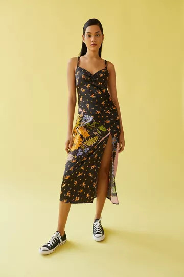 UO Samira Satin Slip Dress | Urban Outfitters (US and RoW)