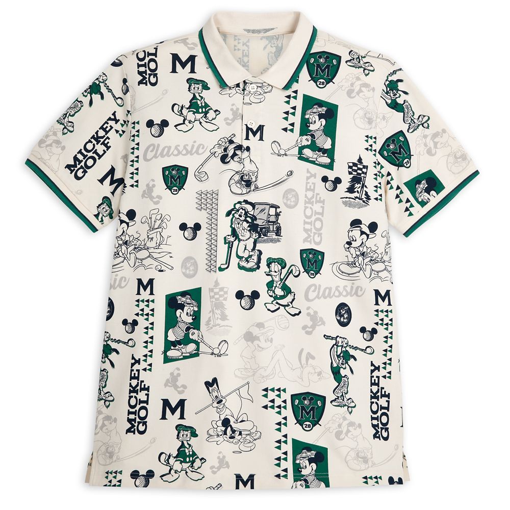 Mickey Mouse and Friends Golf Polo Shirt for Adults | Disney Store