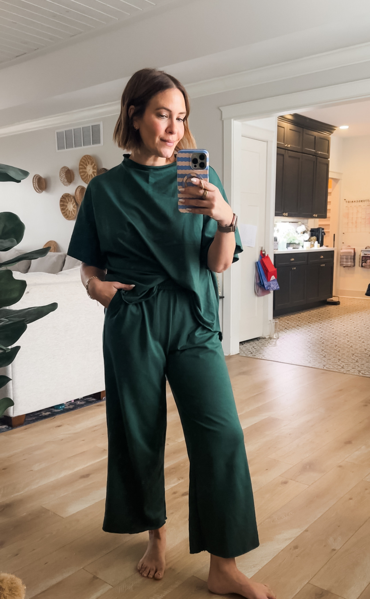 This matching set is so comfortable. I am in the medium. 

 #LTKootd #LTKmomlife #LTKOver40