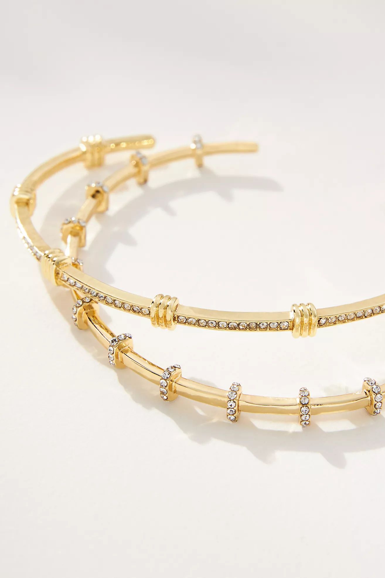 BaubleBar Detailed Cuff Bracelets, Set of 2 | Anthropologie (US)