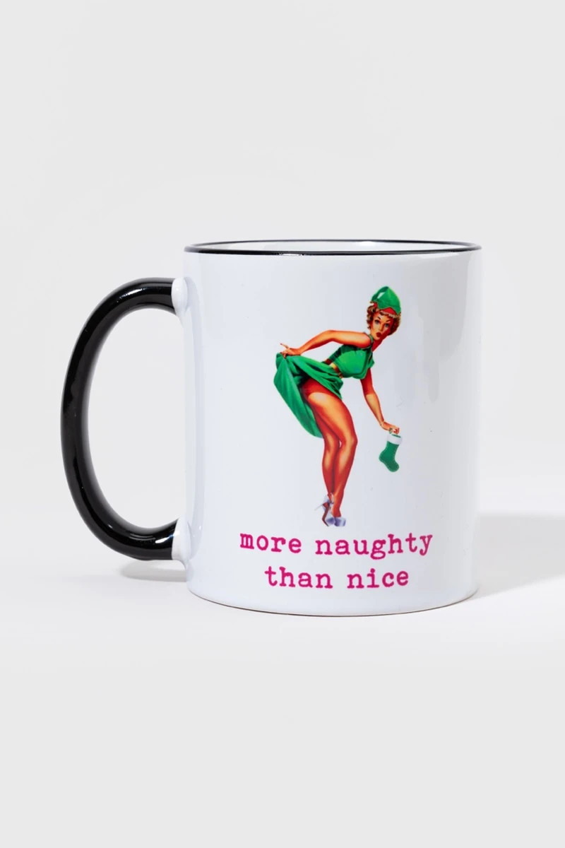 More Naugthty than Nice Christmas Mug | Francesca's