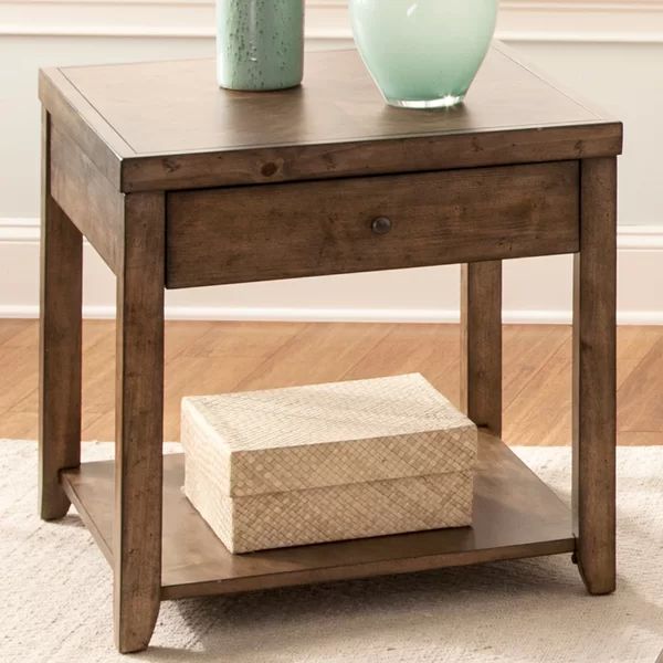 Bleckley End Table with Storage | Wayfair North America