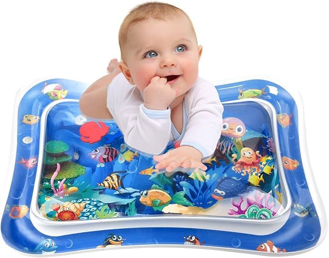 Infinno Inflatable Tummy Time Mat Premium Baby Water Play Mat for Infants and Toddlers Baby Toys ... | Amazon (US)