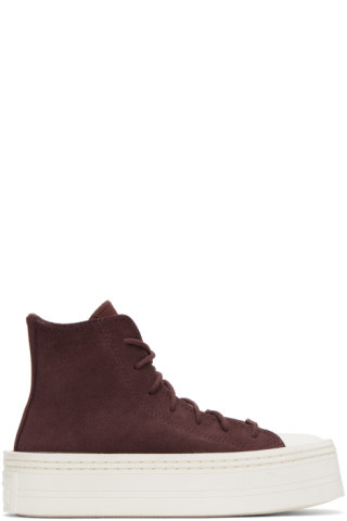 Converse - Burgundy Chuck Taylor All Star Modern Lift Sneakers | SSENSE