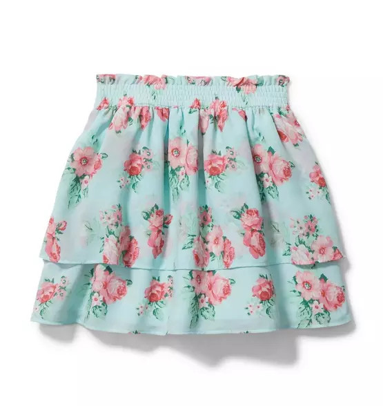 Rose Tiered Chiffon Skirt | Janie and Jack
