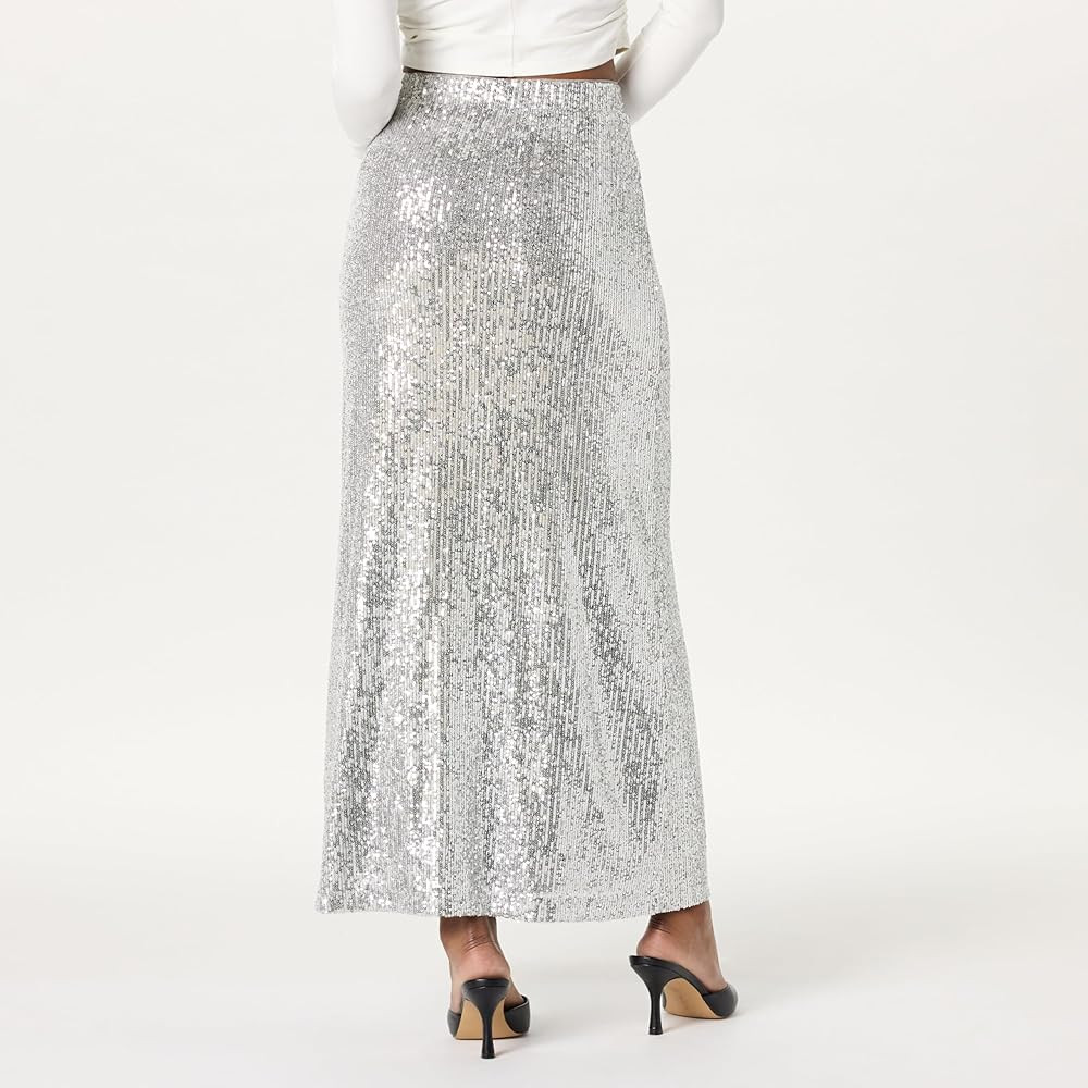 The Drop Women's Adela Sequin Maxi Skirt | Amazon (US)