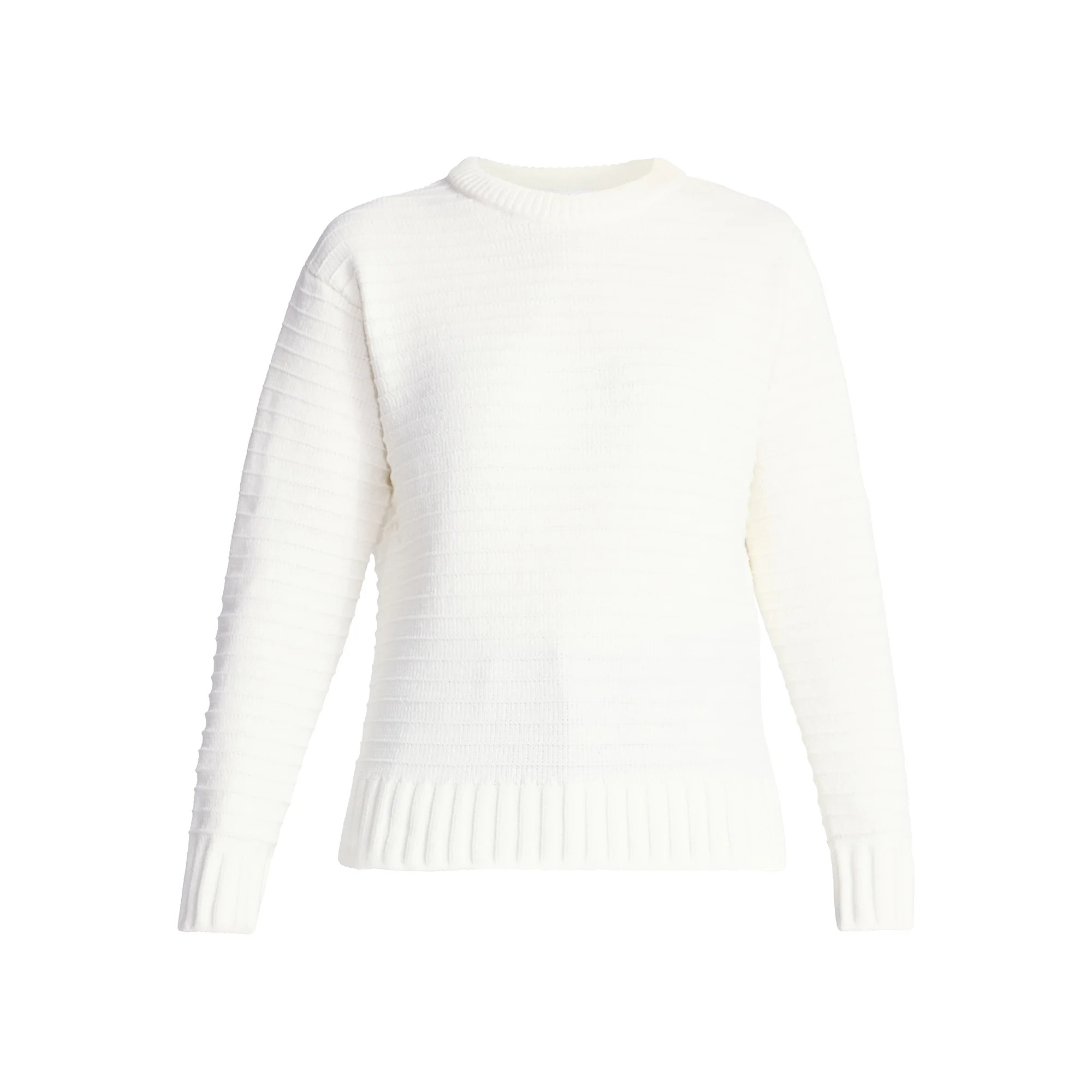 Time and Tru Women's Pullover Chenille Top with Long Sleeves, Sizes XS-XXXL | Walmart (US)