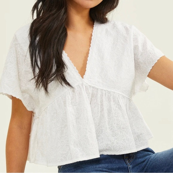 Elsie Floral Embroidered Top | Poshmark