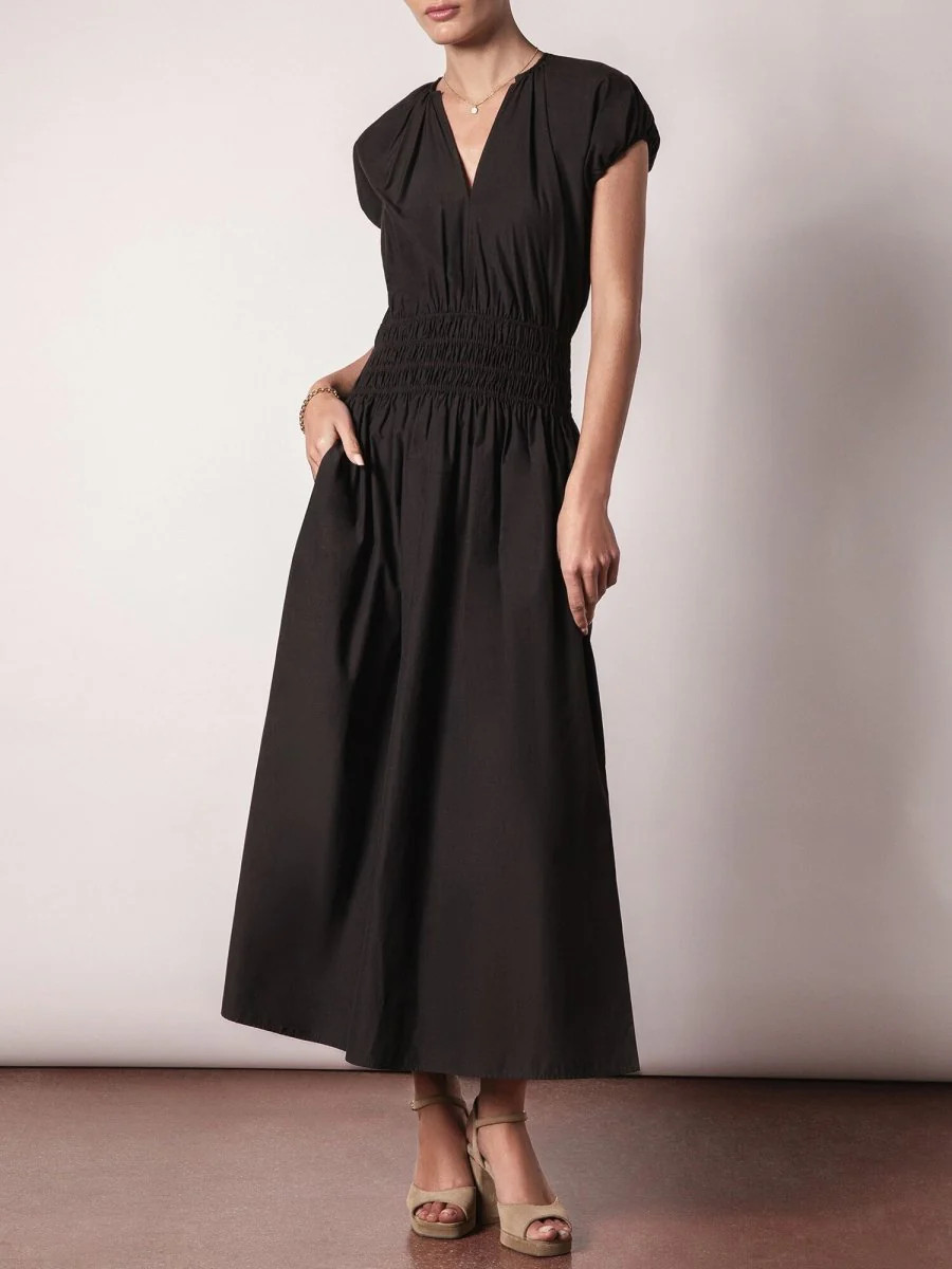 Women's Mina Dress in Washed Black | Brochu Walker | Brochu Walker