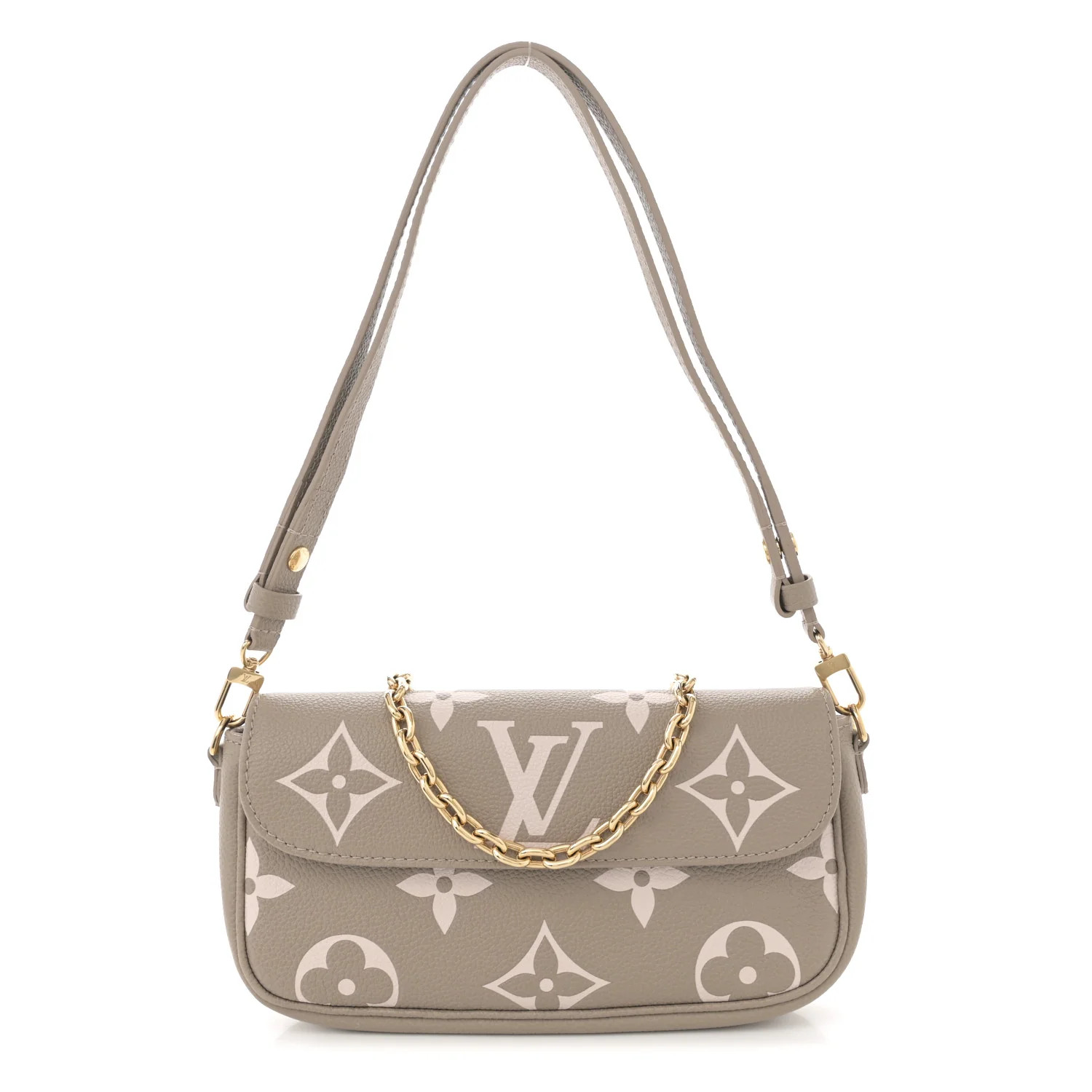 Louis Vuitton Empreinte Monogram Giant Ivy Wallet On Chain Tourterelle Creme 1747191 | FASHIONPHILE (US)