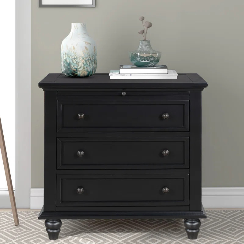Krall 28.1'' Tall 3 - Drawer Nightstand | Wayfair North America