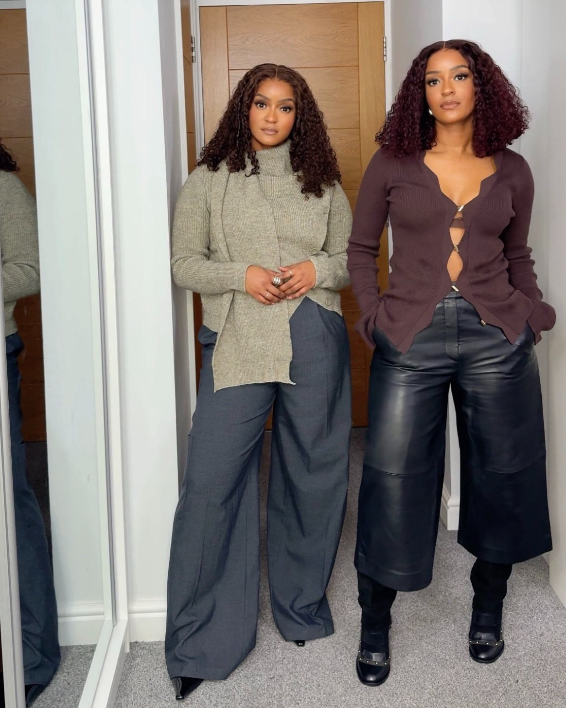 Fall fashion
Chocolate brown
Knitwear
Leather trousers
Scarf sweaterr

#LTKstyletip #LTKautumn