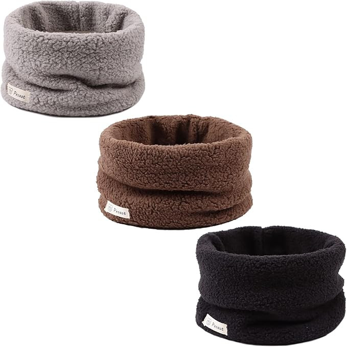 Zsedrut Fleece Warm Kids Scarf Thick Velvet Boys Girls Round Scarves Toddler Kids Winter Neck War... | Amazon (US)