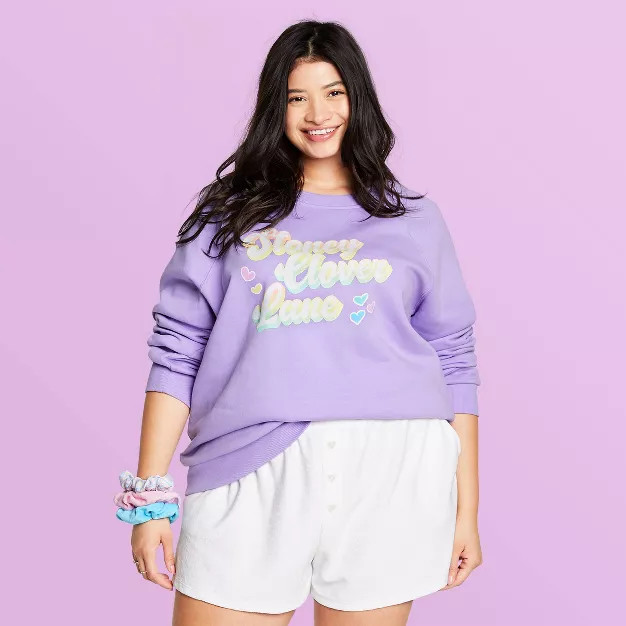 Sweatshirt - Stoney Clover Lane x Target Purple | Target