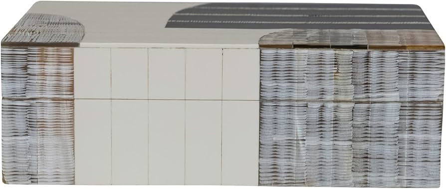 Creative Co-Op Decorative Mixed Material Storage Horn Inlay, Multicolor Box, Multi | Amazon (US)