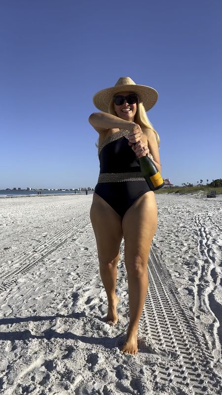 🍾CHEERS: It was bring your own champagne to the beach day!😜🌊🫶🏼🏝️ Why not, you only live once. Right?!?!

🌊We had perfect weather and clear skies at St. Pete Beach! Relaxed and refreshed for the week ahead.

🩱My swimsuit is on sale under $10 right now. Total steal. I’m wearing a large and it fits true to size. It comes in several colors too!


🩱SWIMSUIT: @sheinofficial
👜COVERUP, TOTE BAG & SUNGLASSES: @amazonfashion
👒FEDORA: @lackofcoloraus
🍾CHAMPAGNE: @veuveclicquot

#beachwear #amazon #amazonprime #amazonfinds #amazonfashion #amazonfashionfinds #founditonamazon #amazonhaul 
#shein #saveinstyle #lackofcolor #street2beachstyle #liveclicquot
#springstyle #coastalstyle #tampabloggers #floridablogger #stpetebloggers #rewardstyleblogger #southernlivingmag #doncesarhotel #stpetebeach #pinkpalace #doncesar #thedoncesar @jtstjtst11




#LTKfindsunder50 #LTKswim #LTKtravel