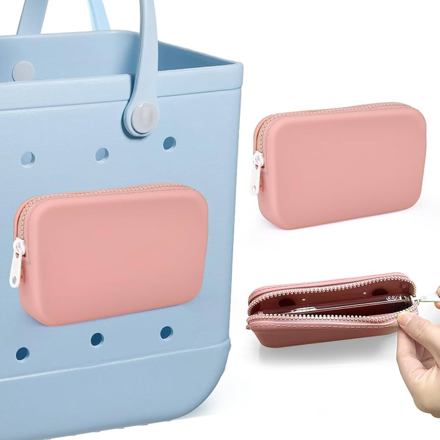 Cadeya Silicone Phone Holder for Bogg Bag, Soft Silicone Insert Wallet Charm for Bogg Bags Access... | Amazon (US)