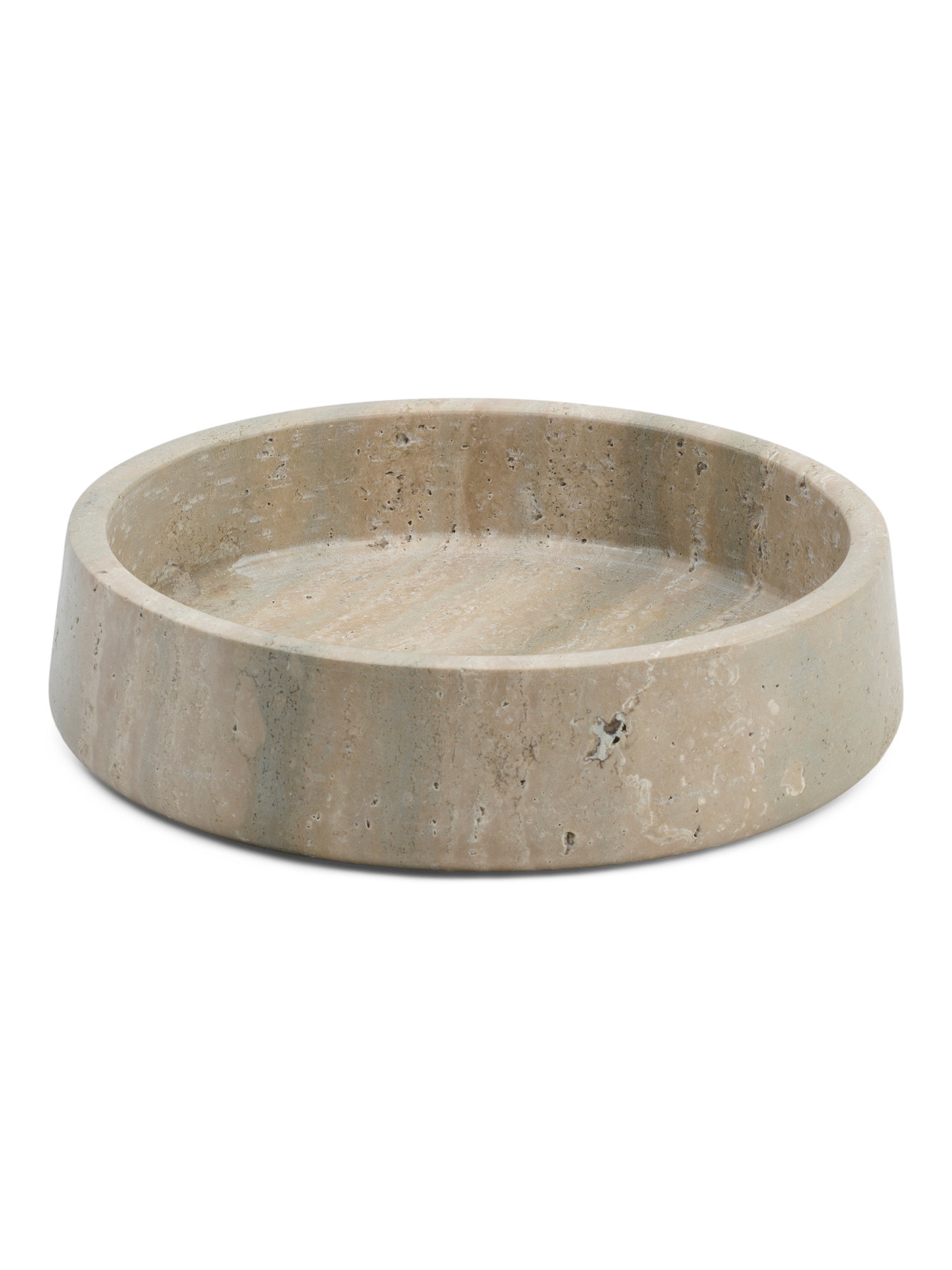 10x3 Travertine Bowl | TJ Maxx