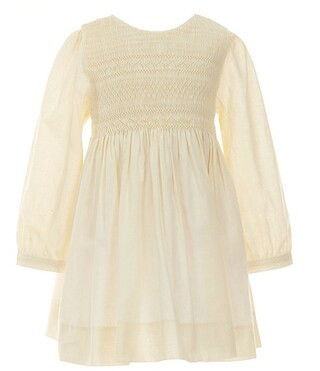 x Kristin Ellen Hockman Little Girls Margaret Long Sleeve Smocked Dress | Dillard's