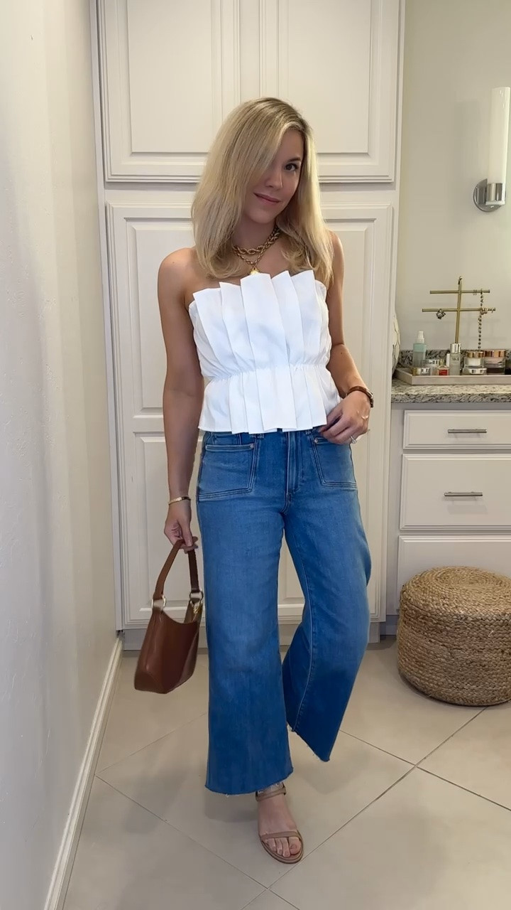 How cute is this Amazon top! 
Paige jeans

#LTKdayinmylife #LTKootd #LTKSeasonal