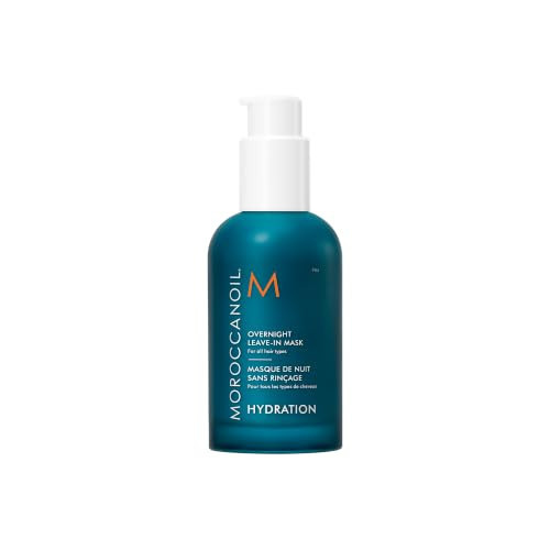 Moroccanoil Overnight Leave-in Hair Mask | Increases hydration by 4x overnight*, softens, reduces frizz and minimizes split ends, argan oil-infused | Amazon (US)