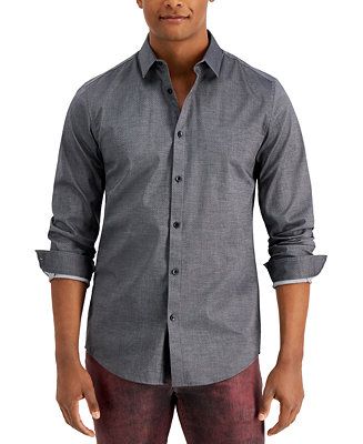 INC International Concepts Men's Ringo Pindot Shirt, Created for Macy's  & Reviews - Casual Butto... | Macys (US)