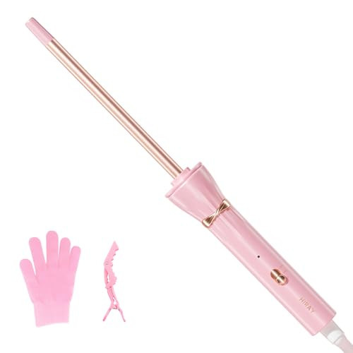 HIRAY 3/8 Inch Curling Iron,9mm Tiny Curling Wand,Ceramic Small Barrel Curling Iron with Adjustable Temperature,Fast Heating,for Short & Long Hair | Amazon (US)
