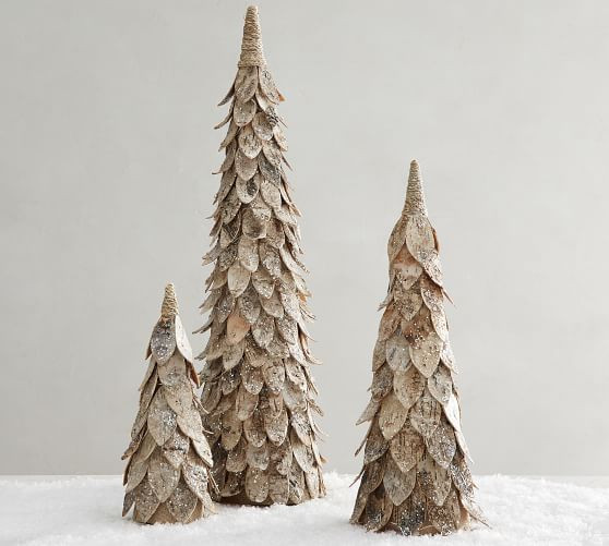 Pre-Lit Birch Trees | Pottery Barn (US)