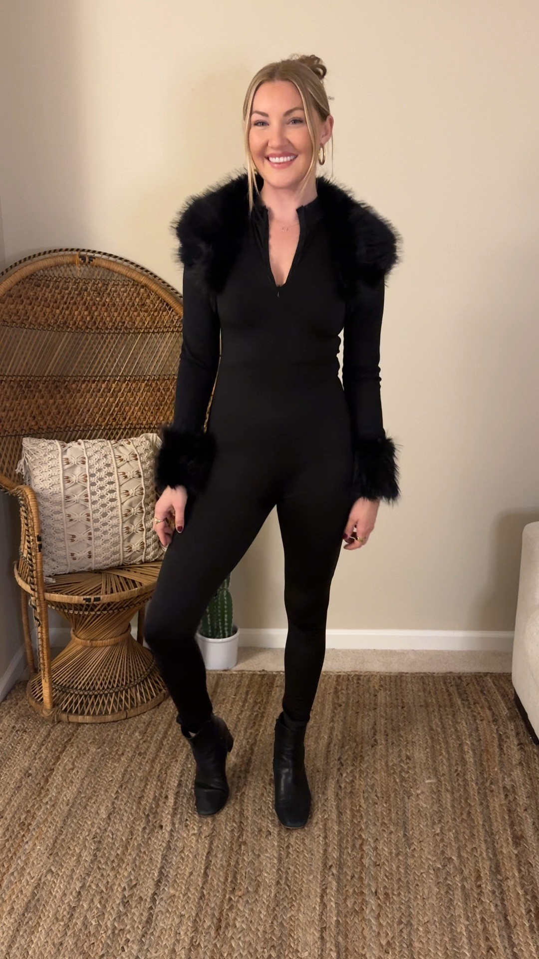 Winter black bodysuit ❄️ try pairing it with a belt to elevate the look

#LTKStyleTip #LTKSeasonal #LTKFindsUnder50